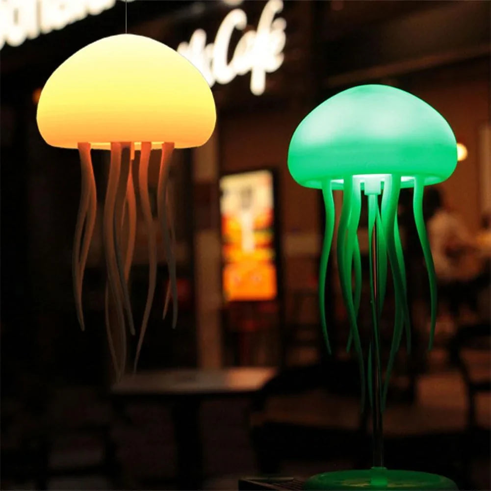 ✨ Ocean Glow™ Jellyfish Lamp – RGB Rechargeable Night Light